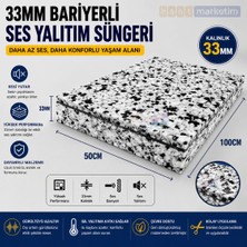 Akyelone Bariyerli Bondex 33mm 180 Dns %90 Ses Keser 50CMx100CM