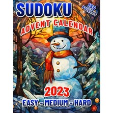 Sudoku Gelişim Takvimi 2023: Yetişkinler Için Noel Temalı Mantık Bulmaca Kitabı