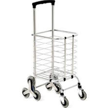 Altı Tekerlekli, Kapaklı Katlanabilir Pazar Arabası, 30 kg