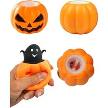 Balkabağı Sıkmalı Yumuşak Squishy Stres Oyuncağı, 3+ Yaş