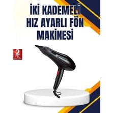Pileli Store Soğuk Üfleme Özellikli 2200W Profesyonel Fön Makinesi