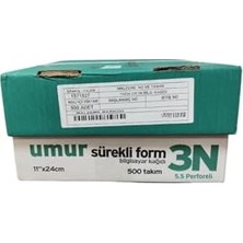 Sürekli Form 11X24 3 Nüsha (5.5 Perforeli) 500'LÜ