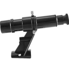 5X24 Astronomik Teleskop Finderscope Optik Görüş Braketi, Crosshair, Siyah