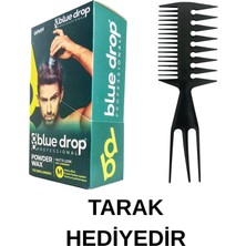 Morco Profesyonel Çatal Şekil Tarak & Blue Drop Pudra Wax Hacim Verici Etkiyle Mat Görünüm Sağlayan Saç Şekillendirici