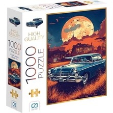 Klasik Araba 1000 Parça 2,2 mm Kalınlık 48X68 cm Profesyonel Hobi Puzzle Yapboz Serisi