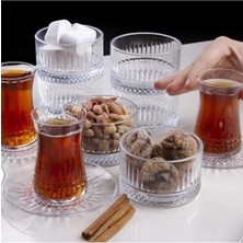 Elysia Çay Takımı ve Çerezlik Tatlı Sunum Seti 6 Kişilik 869541398AYBABASTORE