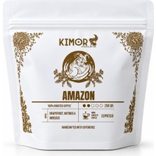 Kimor Amazon Espresso Kahve 250 G Açık Kavrum Öğütülmüş