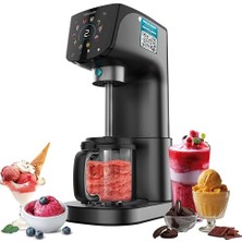 Gelatec 2100 Çok Fonksiyonlu Dondurma Makinesi; 500 W, 11 Dondurma Programı ve Meyve Içeceği, Creamon ve Re-Spin Teknolojisi, Dokunmatik Ekran, 3 Pişirme, Hacim 2,1 L