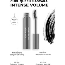 Uzunluk Verici ve Besleyici Siyah Maskara Curl Queen Mascara