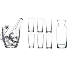 Rakı Bardağı ve Buz Kovası Seti 9 Prç