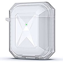 Airpods 1./2. Nesil ile Uyumlu 22 Numaralı Kristal Şeffaf Sert Pc Kılıf