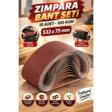 Nzb Sonsuz Bant 100 Kum Tank Palet Zımpara Kağıdı 75 x 533 mm (10 Adet)