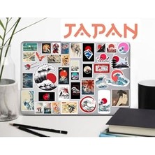 Japanese Art Katsushika Hokusai Sticker Telefon Laptop Notebook Tablet Defter Matara Stiker Etiket