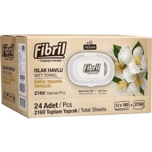 Fibril Gizemli Yasemin Islak Bebek Havlusu 90 Lı 24 Adet 2160 Yaprak