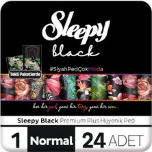 Black Premium Plus Hijyenik Ped Normal 24 Adet Ped