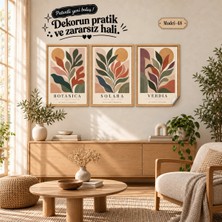 Akıllı Kağıt Statik Tutunma Özellikli Tablo - Poster Modern (Model- 48)