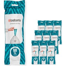 Perfectfit Çöp Torbası Kod W/5 L, Çekme Bantlı, 10 Rulo, 200 Torba