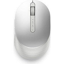 Pro Premium Compact Mouse MS7421W, Platinum Gümüş, 570-ABLO, 2.4ghz Kablosuz, Bluetooth 5.0,3 Cihaz, 1600 Dpı, Usb-C Şarj, 5 Programlanabilir Tuş