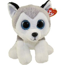 90244 Buff Husky Glitzeraugen Beanie Classic Pelüş Oyuncak 25 cm