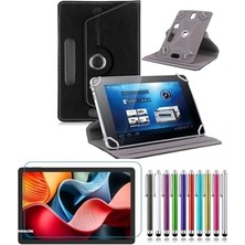 Tablet, Casper Vıa L50 11"uyumlu Için Standlı Kılıfı + Nano Kırılmaz Ekran Koruyucu+Dokunmatik Kalem