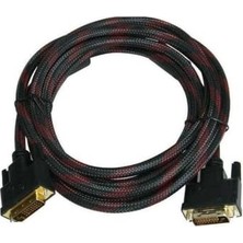 Dvı To Dvı Monitör Ekran Kablosu, 3 Metre, Dvı-D 24+1, Örgü Kablo, 4632