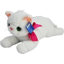 Yatakta Uyuyan Kedi Peluş, 25 cm