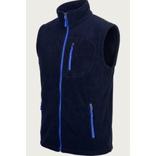 Genius Store Erkek Polar Yelek  Spor Outdoor Yelek Renkli Tam Femuarlı