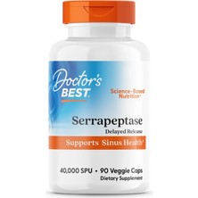 Doctor's Best Serrapeptase, 40,000 Spu, 90 Veggie Caps