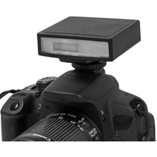 Store Universal Mini Kamera Flaş Fotoğraf Işığı – Hot Shoe Dome Flaş, Şarj Edilebilir 1200MAH Pil ile Fotoğrafçılık Aydınlatması | Qu-12