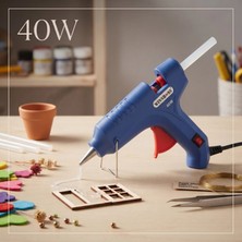 Beruflic 40W Sıcak Silikon Tabancası - 11 mm Mum Silikon Uyumlu