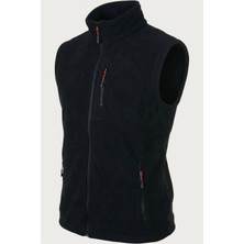 Genius Store Erkek Polar Yelek  Spor Outdoor Yelek Renkli Tam Femuarlı