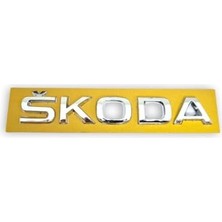 Skoda Karoq 2018-2020 Uyumlu Arka Bagaj Kapağı Skoda Marka Yazısı 5JA853687