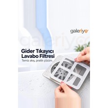 Galeriyo Banyo Mutfak Lavoba Gider Filtresi 10 Adet Haşere Böcek Koku Önleyici Gider Kapağı