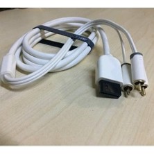 Store Ekstra Kaliteli 2 Metre Nintendo Wii Rca Kablo 3 Rca Lale