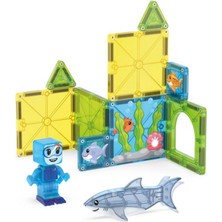 Oyunca Shark Dive Manyetik Bloklar 13 Parça