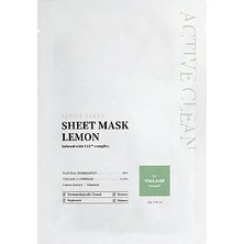 Active Clean Sheet Mask Lemon 23 G – Limon Maskesi 11