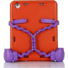 iPad ile Uyumlu 2 3 4 Eva Boxer Tablet Silikon Kılıfı, Kırmızı 2