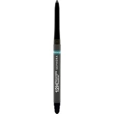 Waterproof 12H Retractable Eyeliner; Eyeliner 11 Matte Charcoal Gray (0,30 G) İİİ654153,11 Matte Charcoal Gray (0,30 G)