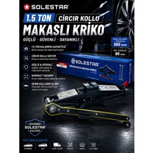 Solestar 1.5 Ton Makaslı Kriko Cırcırlı