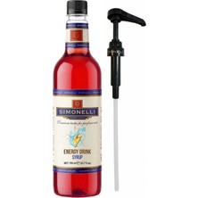 Simonelli Enerji İçeceği Aromalı Kahve ve Kokteyl Şurubu 700 ml (Pompa Dahil)