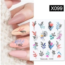 Tırnakmania Su Transferli Nail Art Sticker X099 (52340-19) 3940