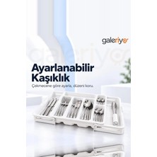 Blackstar Ayarlanabilir Kaşıklık Organizer – Genişleyebilir Çekmece Içi Düzenleyici