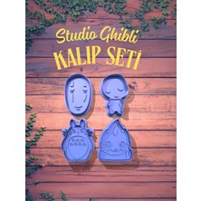 Umikolab Fantastik Animasyon Temalı 4'lü Kurabiye Kalıbı Seti, Gri