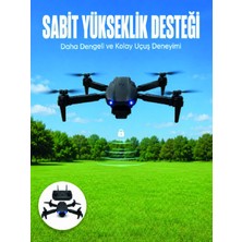 Store App Kontrollü Mini Drone 4K Hd Kamera, 360° Takla ve Katlanabilir Tasarım