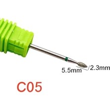 C05 (58649) Ateş Uçlu Kuru Manikür Freze Ucu 4408