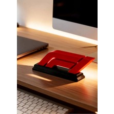 Umikolab Motor Yarışı Temalı Dekoratif Logo Süsü, Siyah Kırmızı