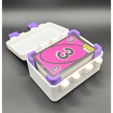 Umikolab Kart Oyunu Için Kilit Kapaklı Saklama Kutusu