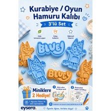 Umikolab Sevimli Köpek Temalı 3'lü Kurabiye ve Oyun Hamuru Kalıbı Seti