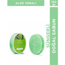 Volkan Ates Natural & Beauty Aloe Vera Süngerli Doğal Sabun 150 gr