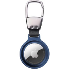 Hooksteel Metal Askılı Darbeye Dayanıklı Airtag Kılıf, Mavi
